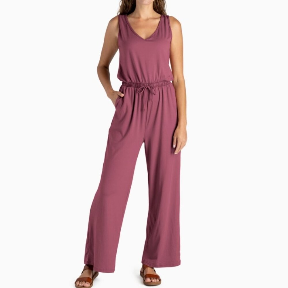 Allthreads Vineyard Jumpsuit Sangria Pink Large (12-14)